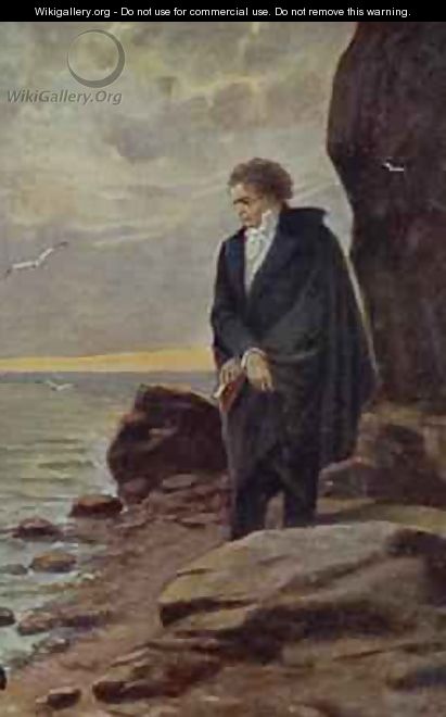 Beethoven looking at the sea 1918 - Kamil Vladislav Muttich