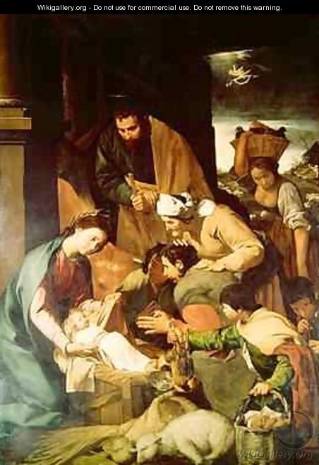 Adoration of the Shepherds 1630 - (after) Murillo, Bartolome Esteban