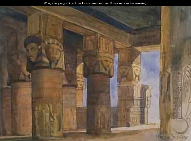 Temple of Denderah Upper Egypt - William James Muller