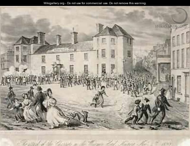 Chartists Attack on the Westgate Hotel Newport November 4th 1840 1893 - James Flewitt Mullock