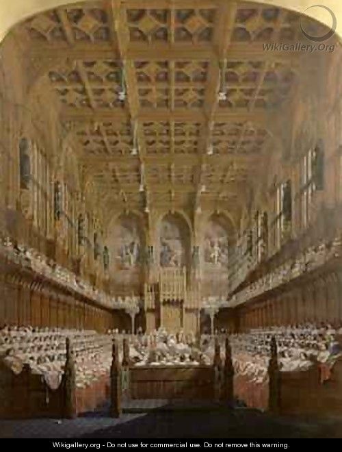 Queen Victoria in the House of Lords - Joseph Nash