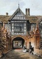 View of the North Entrance of Speke Hall - Joseph Nash