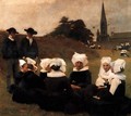 Dagnan Breton Women At A Pardon - Dagnan-bouveret Pascal