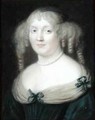 Portrait of Marie de Rabutin-Chantal 1626-96 Marquise de Sevigne 1670 - Robert Nanteuil