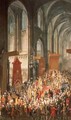 The Investiture Joseph II 1741-90 following his coronation as Emperor of Germany in Frankfurt Cathedral 1764 - Martin II Mytens or Meytens