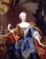 Portrait of Empress Maria Theresa of Austria - Martin II Mytens or Meytens