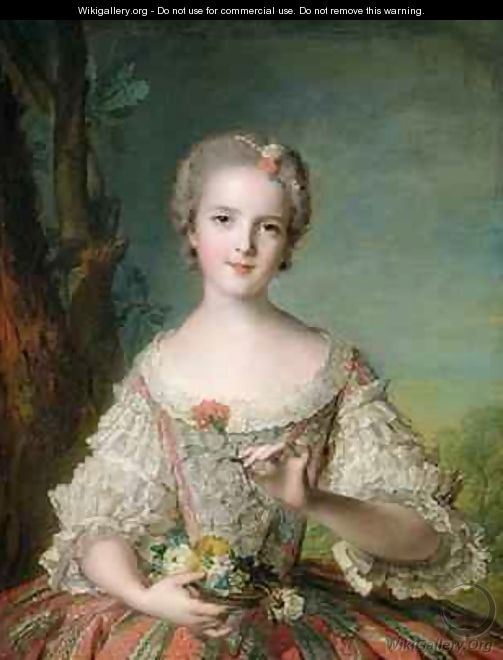 Portrait of Madame Louise de France 1737-87 at Fontevrault 1748 - Jean-Marc Nattier