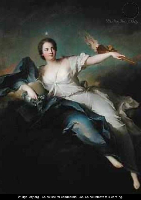 Portrait of MarieAnne de MaillyNesle 1717-44 Marquise of La Tournelle as Eos - Jean-Marc Nattier