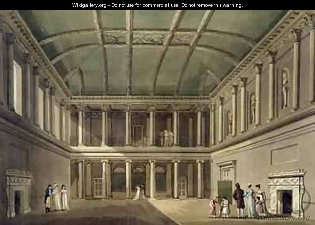 Interior of Concert Room from Bath Illustrated by a Series of Views - John Claude Nattes