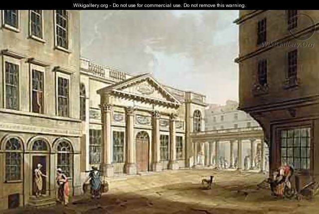 The Pump Room from Bath Illustrated by a Series of Views - John Claude Nattes