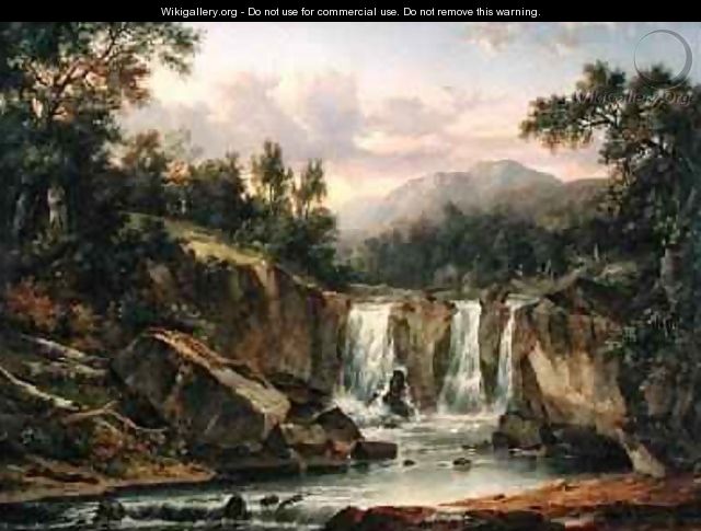 The Falls of Tummel 1820 - Patrick Nasmyth
