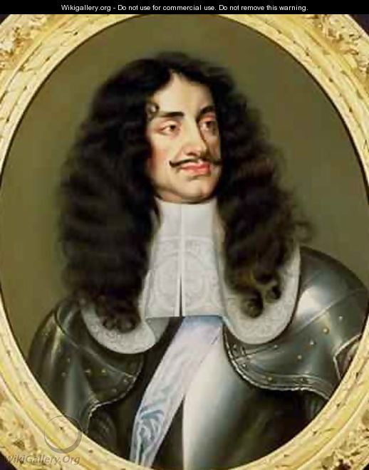 Portrait of Charles II 1630-85 - (circle of) Nason, Pieter