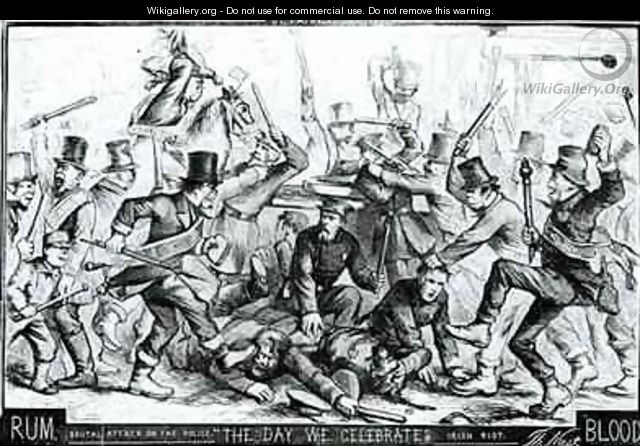 The Day We Celebrate from Harpers Weekly 1867 - Thomas Nast