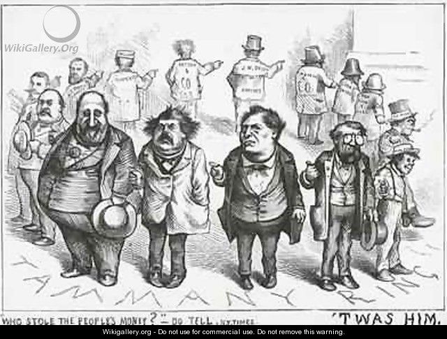 Who Stole the Peoples Money from The New York Times 1871 - Thomas Nast