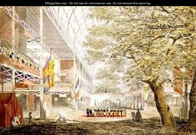 Great Exhibition the closing ceremony 1851 by Joseph Nash 1809-78 - Joseph Nash