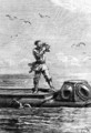 Captain Nemo on top of the Nautilus - Alphonse Marie de Neuville