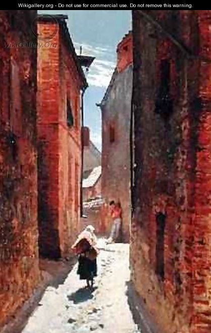 Street in the Old Town 1873 - Alphonse Marie de Neuville