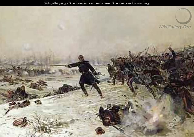Episode of the War of 1870 Battle of Chenebier 16th January 1871 1882 - Alphonse Marie de Neuville