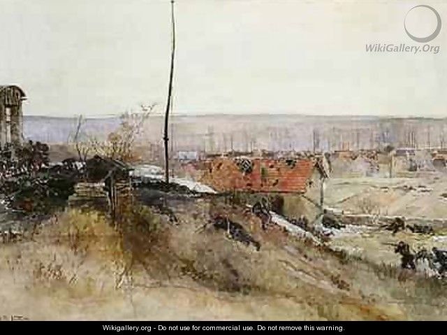 Attack on the Lime Kiln at the Champigny Quarry 2nd December 1870 1881 - Alphonse Marie de Neuville