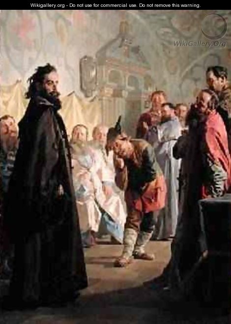 The Disgraced Boyar and a Jester 1891 - Nikolai Vasilievich Nevrev