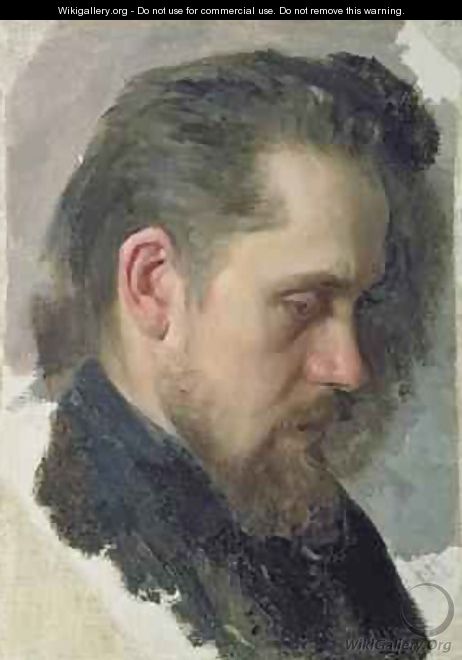 Portrait of the author Nikolay Pomyalovsky 1860 - Nikolai Vasilievich Nevrev