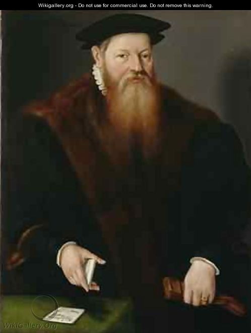 Portrait of Stephan II Praun 1568 - Nicolas Neufchatel