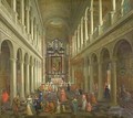 Interior of the Jesuit Church Antwerp - Pieter the Younger Neefs