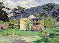 Vailima 1892 home of Robert Louis Stevenson on Samoa - Count Girolamo Pieri Nerli