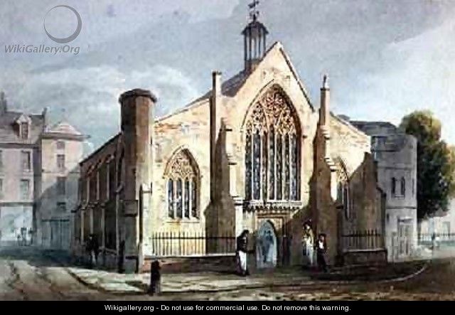 Dutch Church Austin Friars 1815 - J. P. Neale