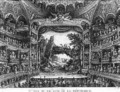 Second view of the Theatre de la Republique plate 83 from volume IV of Voyage de France - Francois Denis Nee