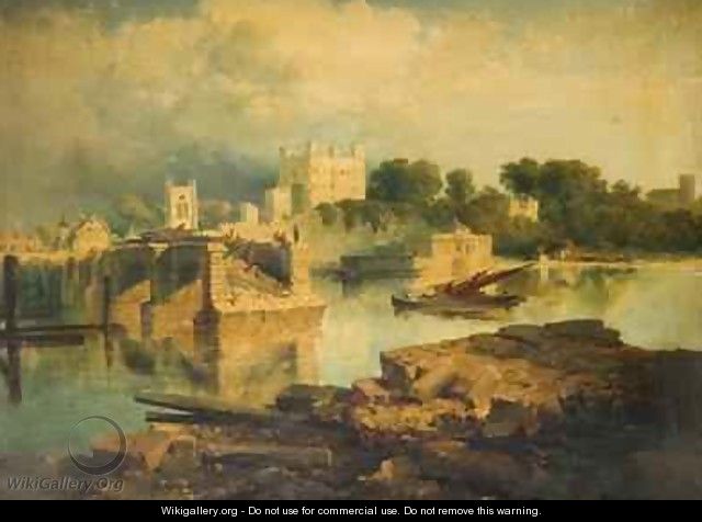 Landscape near Rochester 1860 - Edmund John Niemann, Snr.