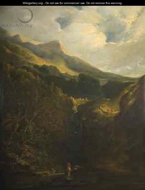 Mountainous Landscape - Edmund John Niemann, Snr.