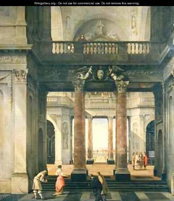 Hall of a Palace - Isaak Nickelen