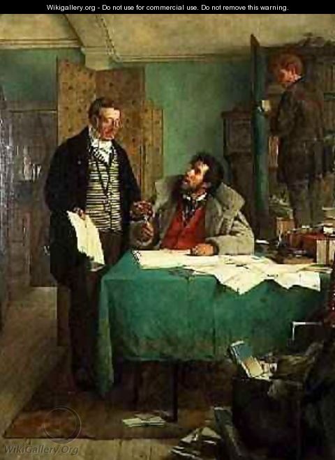 Signing the New Lease 1868 - Erskine Nicol