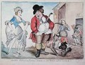 John Bull in Paris between a Shower and a Stink 1796 - Richard Newton