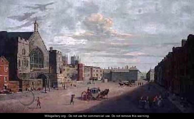 New Palace Yard Westminster 1740 - Joseph Nicholls