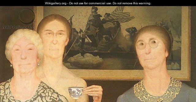 Daughters of the Revolution - Grant Wood