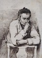 A Man Leaning on the Back of a Chair - Sir David Wilkie