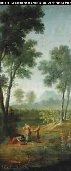The Flower Seller Smell 1749 - Jean-Baptiste Oudry