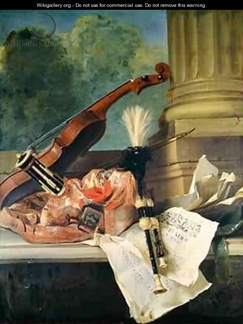Attributes of Music - Jean-Baptiste Oudry