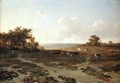 Heath Landscape with Cows, 1852 - Francois Auguste Ortmans