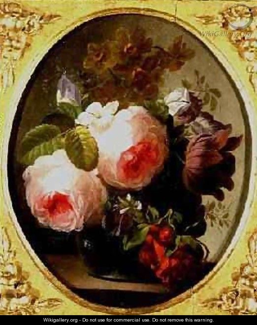 Roses and Other Flowers in a Vase - Jan van Os