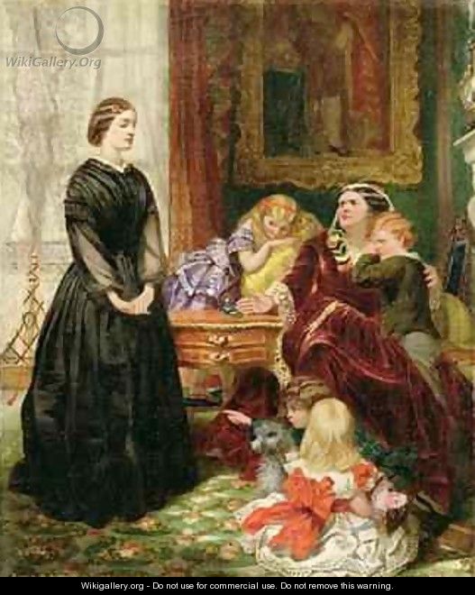 The Governess, 1860 - Emily Mary Osborn