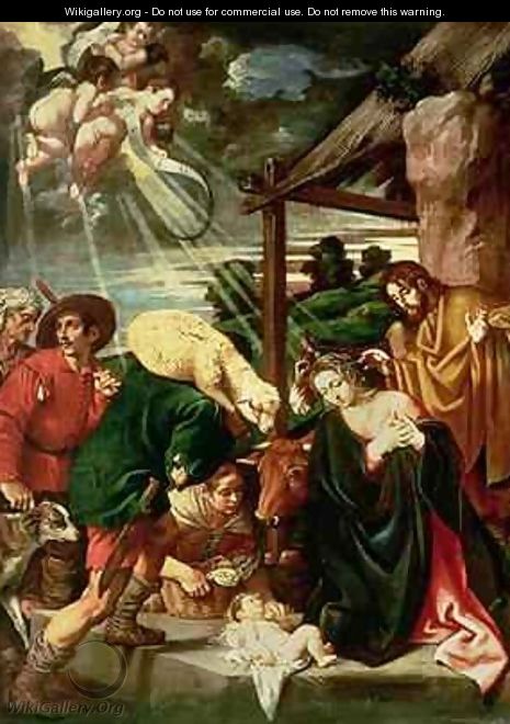 Adoration of the Shepherds - Pedro Orrente