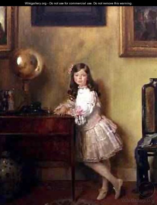 Miss Anne Harmsworth in an Interior - Sir William Newenham Montague Orpen
