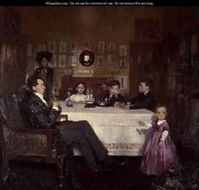 A Bloomsbury Family, 1907 - Sir William Newenham Montague Orpen