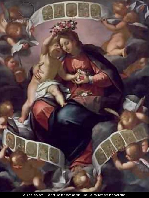 Madonna of the Rosary - Giovanni Battista Paggi