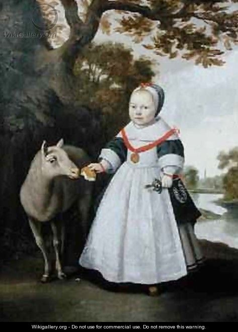 Child and Sheep, 1655 - Anthonie Palamedesz. (Stevaerts, Stevens)