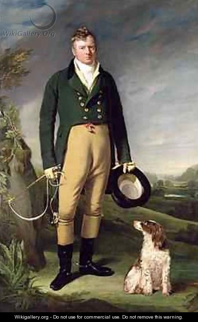 An Unknown Man With his Dog, 1815 - William Owen