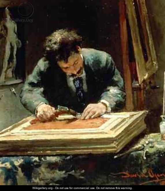 The Picture Framer, 1878 - David Oyens
